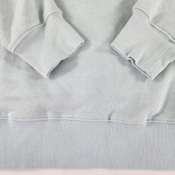 THE NORTH FACE Women's Half Dome Pullover Hoodie Size M Light Ice Blue Sweater - Picture 8 of 11